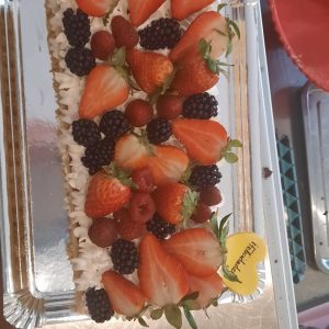 Tarta de Crema y Frutas